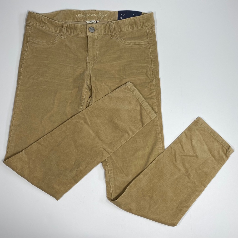 American Eagle Corduroy Pants 10R Jegging stretch